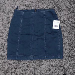 Denim mini skirt Free people